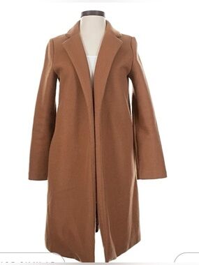 Zara wool blend coat. Camel. Size Medium. Excellent condition